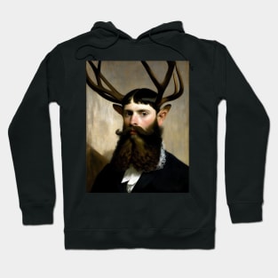 Man Stag Hoodie